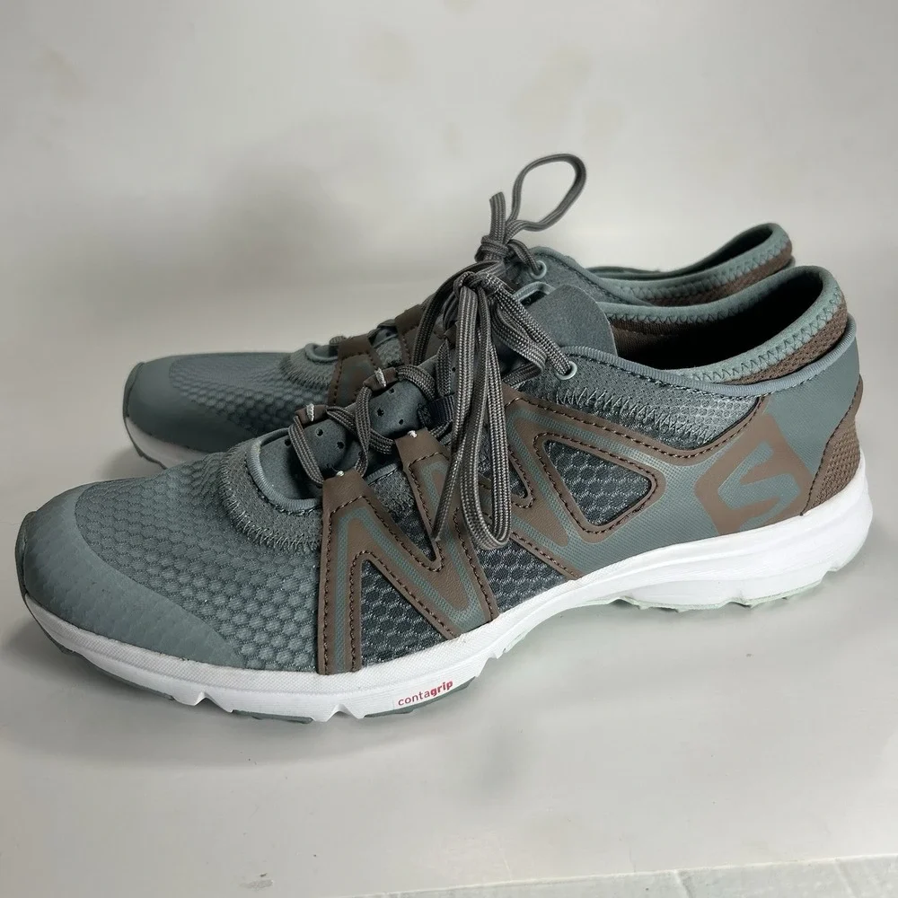 Salomon Crossamphibian Swift 2 Womens Trail Water Shoes Sage Green 9.5 406456